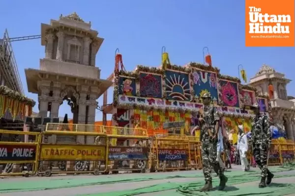 Historic Pran Pratishtha of Ram Darbar Begins in Ayodhya, CM Yogi Leads the Ceremonies