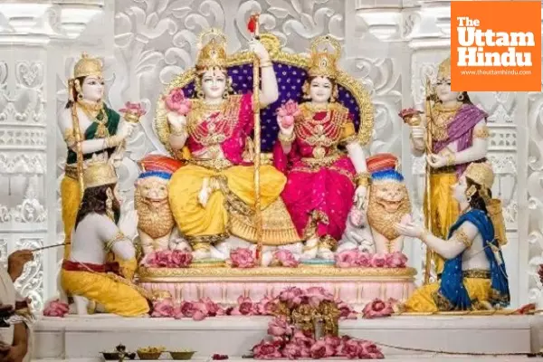 Ayodhya Witnesses Grand Pran Pratishtha of Ram Darbar as Vedic Chants Fill the Air on Ganga Dussehra Ayodhya Witnesses Grand Pran Pratishtha of Ram Darbar as Vedic Chants Fill the Air on Ganga Dussehra