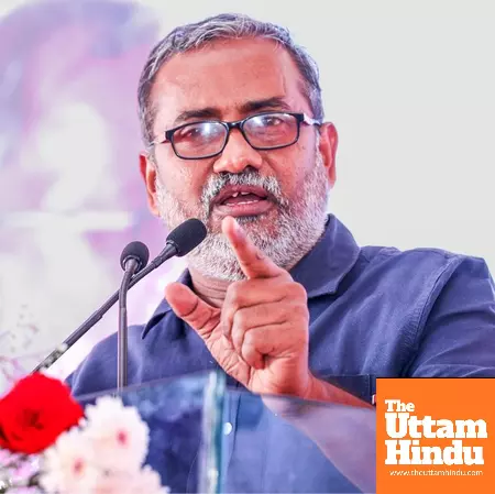 Kerala Minister boycotts Raj Bhavan environment day celebrations over Bharat Mata picture Kerala Minister boycotts Raj Bhavan environment day celebrations over Bharat Mata picture
