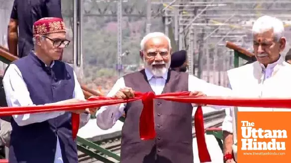 Historic Day for J&K: PM Modi Inaugurates Worlds Highest Railway Bridge, Boosting Regions Connectivity Historic Day for J&K: PM Modi Inaugurates Worlds Highest Railway Bridge, Boosting Regions Connectivity