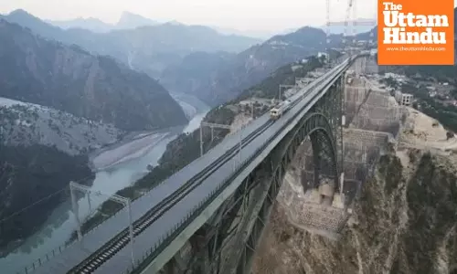 PM Modi Flags Off First Vande Bharat Express to Kashmir, Inaugurates World’s Highest Rail Bridge