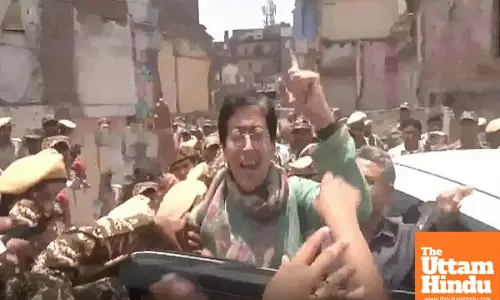 Former CM Atishi Detained While Visiting Landless Protest Camp