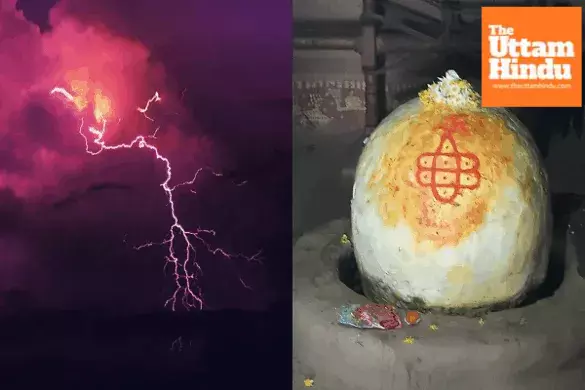 Lightning Strikes Bijli Mahadev Temple, Shivling Splits After 12 Years Lightning Strikes Bijli Mahadev Temple, Shivling Splits After 12 Years