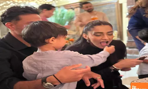 Anand Ahuja expresses love for ‘baby’ Sonam Kapoor in sweet moment with son Vayu