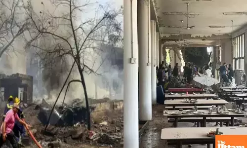 Air India plane crash: 14-year-old boy among victims as fire engulfs tea stall near crash site