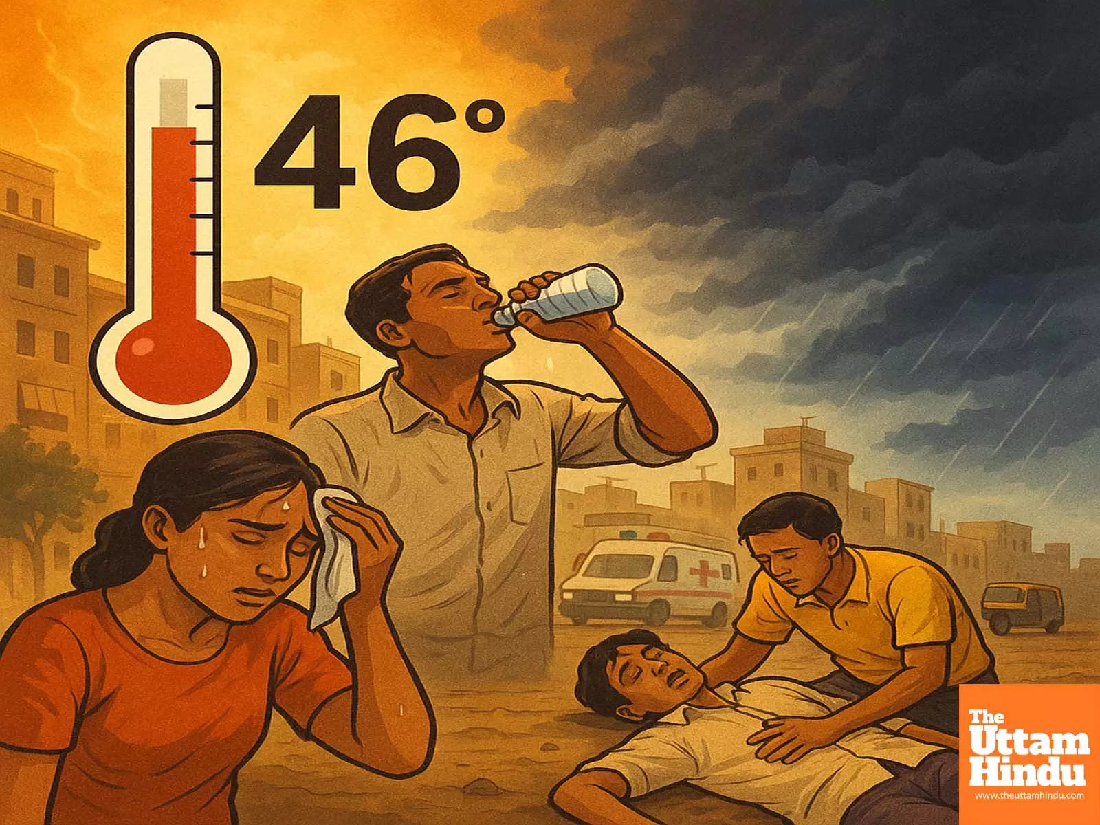 Punjab Boils at 46°C: Scorching Heat Kills 3, 46°C Temp Spike, Monsoon Still Elusive Punjab Boils at 46°C: Scorching Heat Kills 3, 46°C Temp Spike, Monsoon Still Elusive