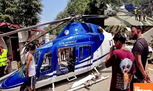Helicopter En Route to Kedarnath Crash – Seven Pilgrims and Pilot Killed