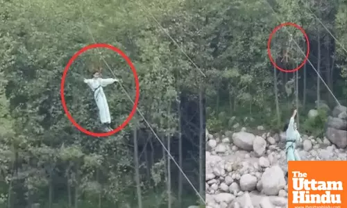 12-Year-Old Girl Plummets 30 Feet After Zip Line Snaps in Manali, Video Goes Viral
