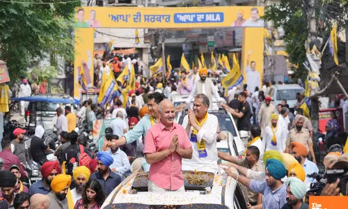 AAP Showcases Strength in Ludhiana West with a Grand Roadshow on the Final Dat of Campaign