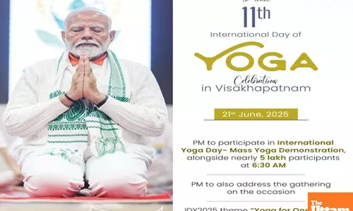 “Yoga for One Earth, One Health”: PM Modi Leads 11ᵗʰ International Yoga Day, 3 Lakh People, 40 Nations Join In