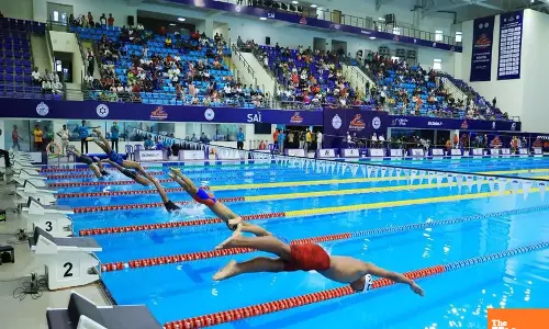 78th Senior National Aquatic Championship begins with record-breaking performances