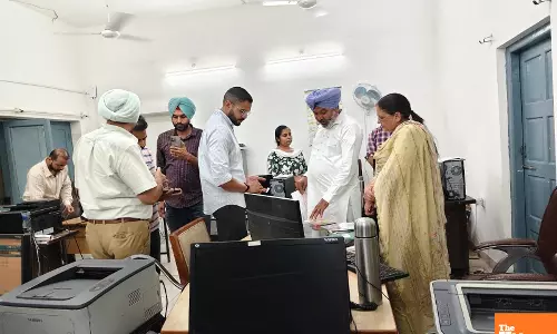 Finance Minister Harpal Singh Cheema Conducts Surprise Inspection at Excise and Taxation Department Headquarters in Patiala