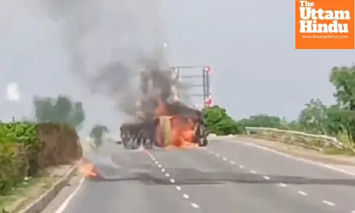 Methanol Tanker Turns Highway Into Fireball: Driver Dead, Spreads Terror Across 4 KM Stretch
