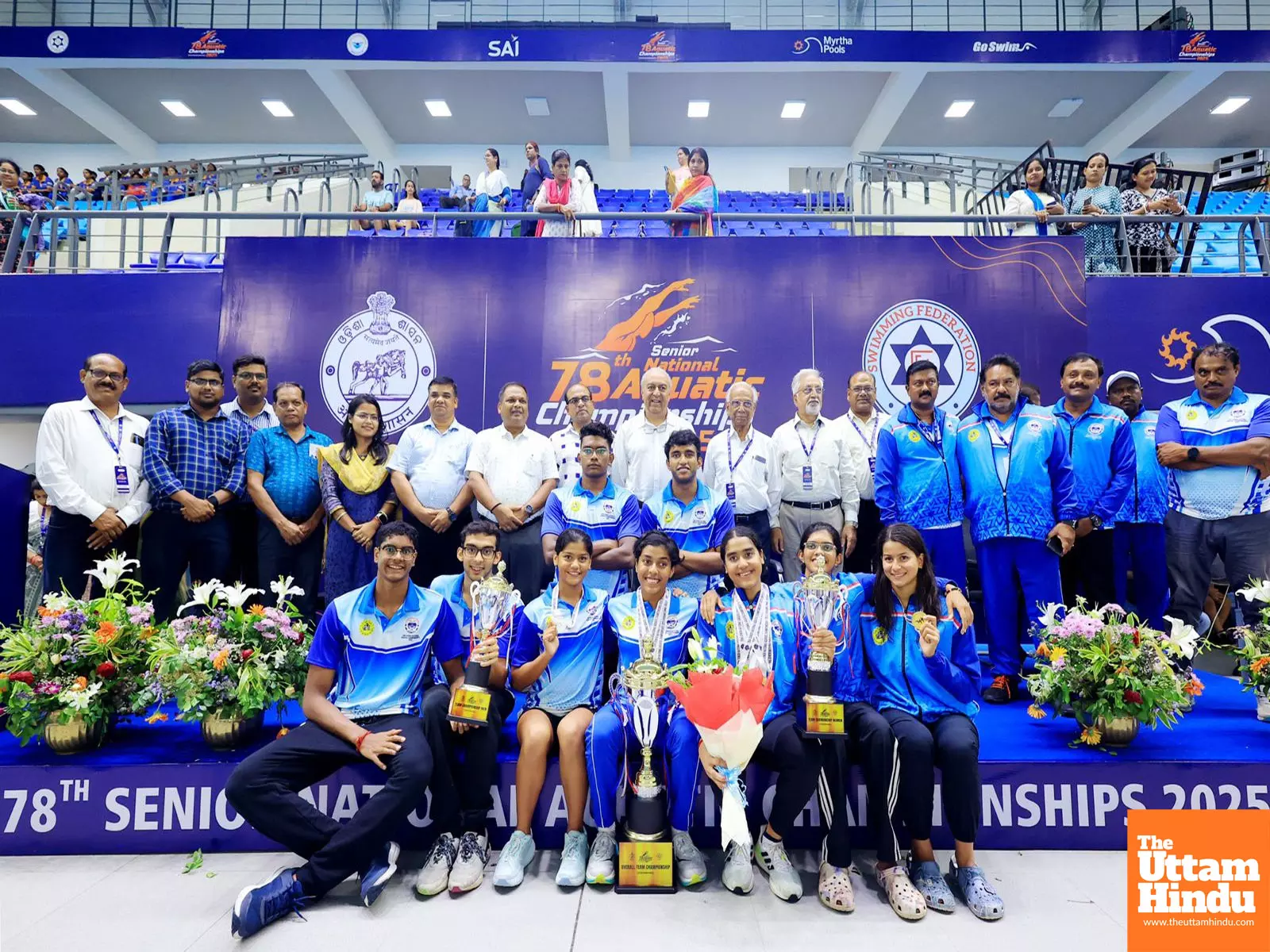 National Aquatics: Shaon Ganguly sets meet record in 400m IM; Karnataka tops medal tally National Aquatics: Shaon Ganguly sets meet record in 400m IM; Karnataka tops medal tally