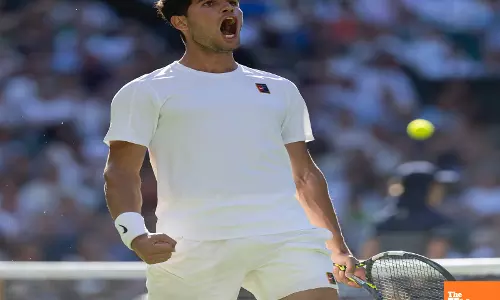 Wimbledon 2025: Carlos Alcaraz survives a scare, beats Fognini in five sets