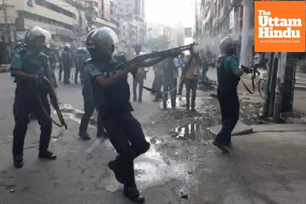 Chaos in Chittagong: 10 injured as students clash with police over detained activist Chaos in Chittagong: 10 injured as students clash with police over detained activist