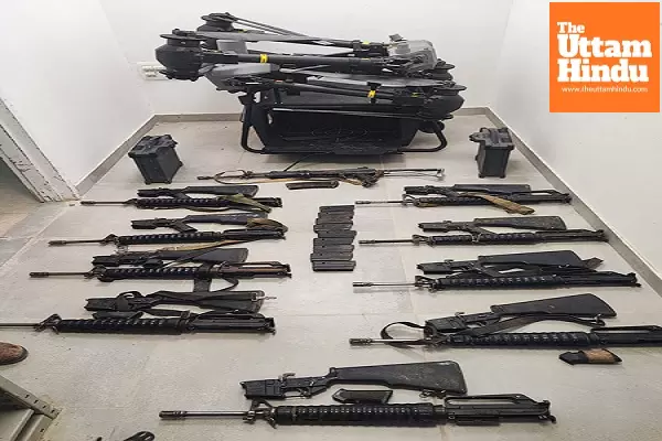 IDF intercepts drone, seizes 24 firearms in thwarted arms-smuggling at Egypt border IDF intercepts drone, seizes 24 firearms in thwarted arms-smuggling at Egypt border
