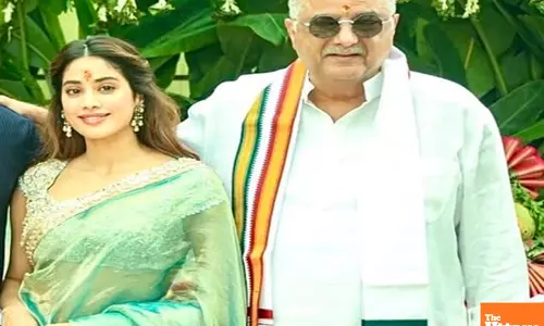 Janhvi Kapoor says Wow papa as Boney Kapoor flaunts his new look