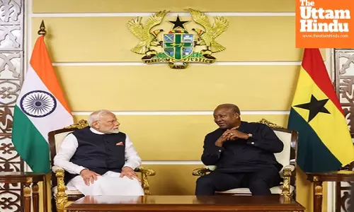 PM Modi meets Ghana President Mahama, discuss ways to expand cooperation in key sectors