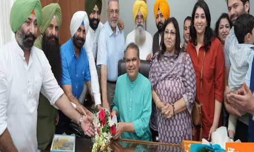 Sanjeev Arora assumes charge as Industries and Commerce, Investment Promotion and NRI Affairs Minister