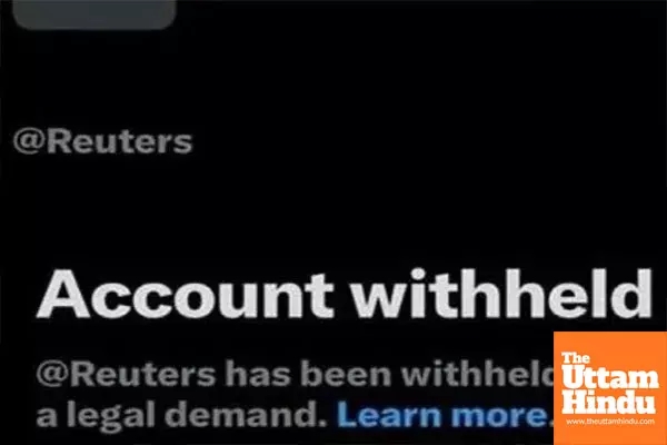 Mistake or Misstep? X Blocks Reuters Account in India, Govt Seeks Explanation Mistake or Misstep? X Blocks Reuters Account in India, Govt Seeks Explanation