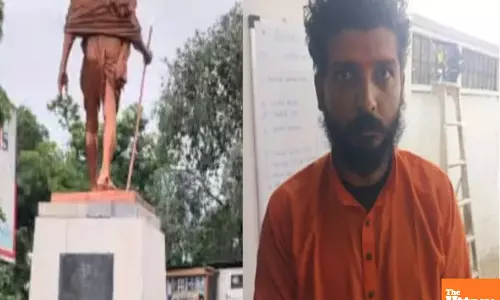 Man Arrested for Vandalism Attempt on Gandhi Statue in Pune