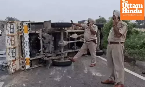 Deadly Accident in Jalandhar: Pickup Truck Overturns, Tiles Fall on Passengers — 3 Crushed to Death