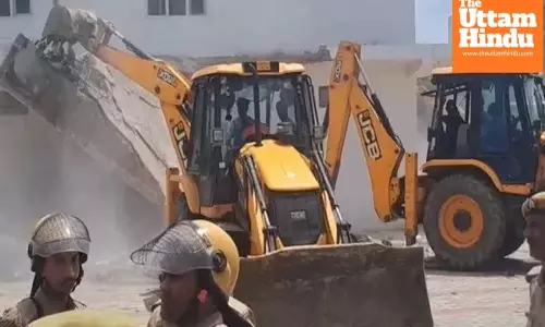 Dark Secrets Exposed: Bulldozer Crushes Famous Baba’s Lavish Mansion Amid Shocking Allegations