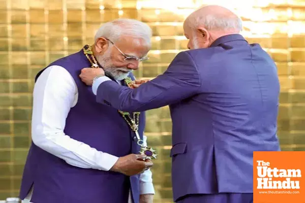 PM Modi Awarded Brazils Highest Honor: A Prestigious Recognition Shared with World Leaders Like Nelson Mandela PM Modi Awarded Brazils Highest Honor: A Prestigious Recognition Shared with World Leaders Like Nelson Mandela