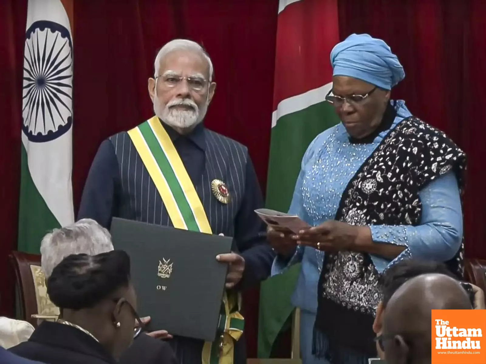 PM Modi Honoured with Namibias Highest Civilian Award Order of Welwitschia Mirabilis PM Modi Honoured with Namibias Highest Civilian Award Order of Welwitschia Mirabilis