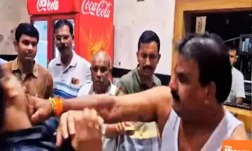Caught on Camera: MLA Thrashes Canteen Staff Over Dal, Boasts Apne style se