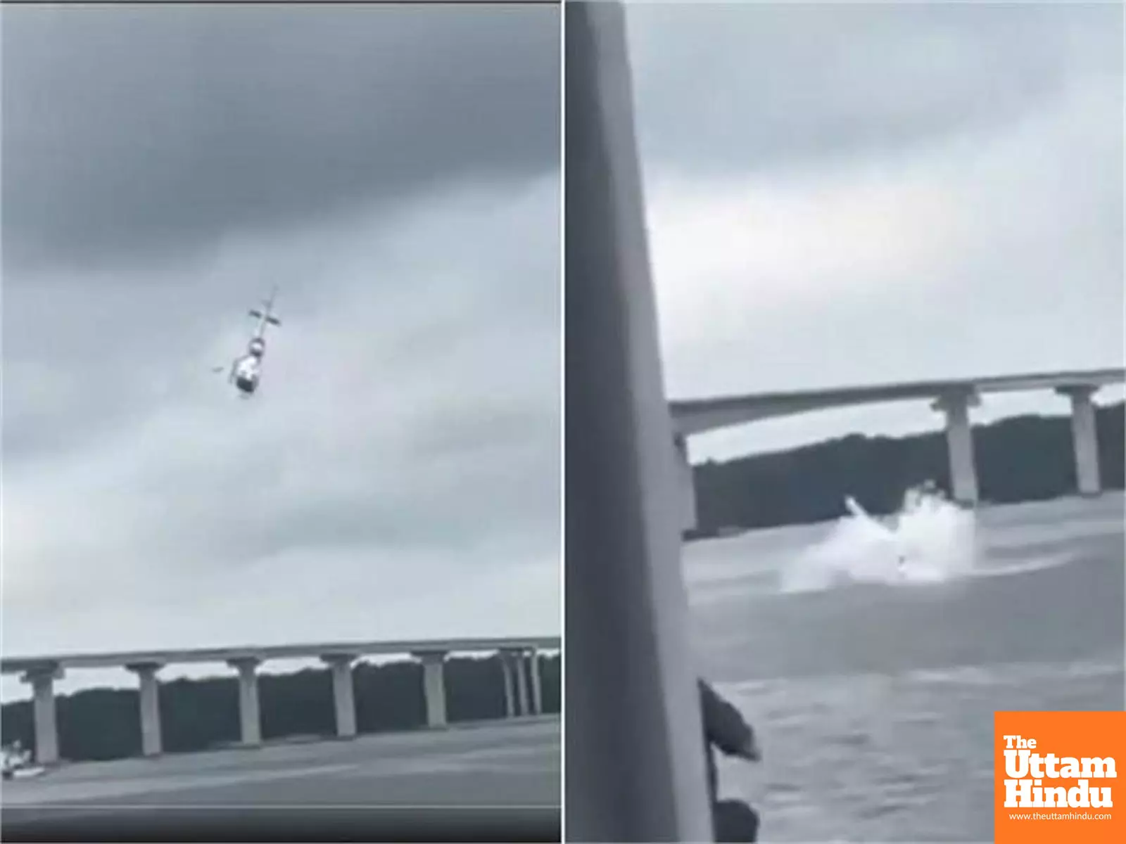 Shocking Moment: Police Helicopter Plunges Into River Seconds After Takeoff – You Won’t Believe What the Video Shows! Shocking Moment: Police Helicopter Plunges Into River Seconds After Takeoff – You Won’t Believe What the Video Shows!