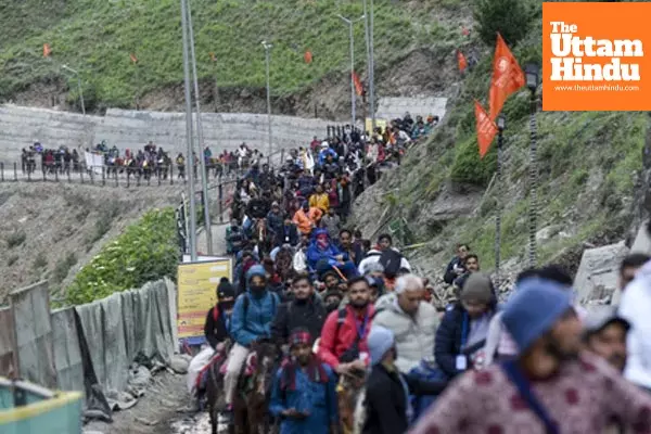 1.45 Lakh Pilgrims Visit Amarnath Cave So Far, Sacred Journey Reaches Its Peak 1.45 Lakh Pilgrims Visit Amarnath Cave So Far, Sacred Journey Reaches Its Peak