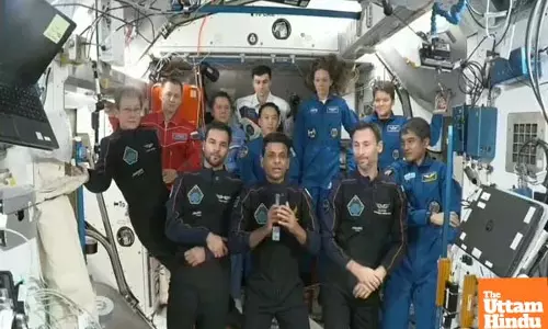 India Shines Bright: Shubhanshu Shuklas Farewell Message from Space, Watch Video