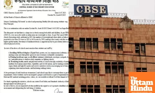CBSE Fights Childhood Obesity: Introduces Oil Board in Schools to Promote Healthy Eating