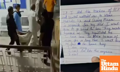Dental Student Dies by Suicide at Sharda University, Protests Erupt Over Alleged Harassment; Suicide Note Found