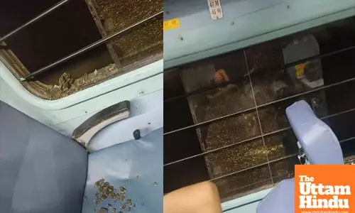 Stone Pelters Strike Again: Jan Shatabdi Express Targeted, Window Shattered in Mid-Air