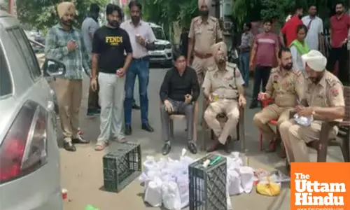 Heroin Worth Rs 80 Crore Seized in Amritsar, Accused Arrested with Drone-Smuggled Consignment