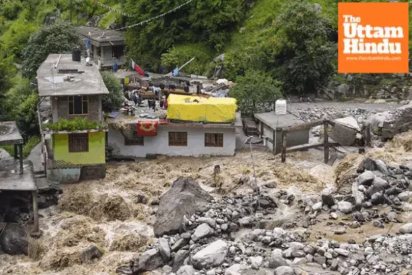 Cloudburst Wreaks Havoc in Kedarghati, Houses and Vehicles Buried Under Debris