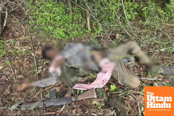 Security Forces Kill 3 Naxalites in Gumla Encounter, Weapons Including AK-47 Recovered Security Forces Kill 3 Naxalites in Gumla Encounter, Weapons Including AK-47 Recovered