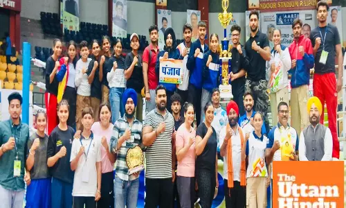 Punjab Crowned Champion at 22nd Senior National Kickboxing Championship with 66 Medals