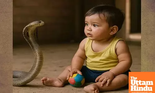 Tiny Titan Takes Down Cobra: 1 Year old Mistook Cobra for a Toy, Bit it and the Cobra Died!