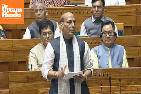 “Jin Mohe Maara, Tin Mohe Maare”: Rajnath Singh Warns Enemies, Hails Army’s Vengeance in Blood-Soaked Operation Sindoor “Jin Mohe Maara, Tin Mohe Maare”: Rajnath Singh Warns Enemies, Hails Army’s Vengeance in Blood-Soaked Operation Sindoor