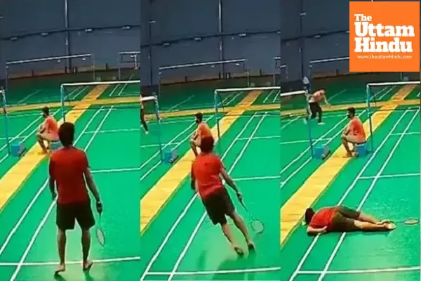 25-Year-Old Dies Mysteriously While Playing Badminton, Camera Captures Final Moments - Watch Video 25-Year-Old Dies Mysteriously While Playing Badminton, Camera Captures Final Moments - Watch Video