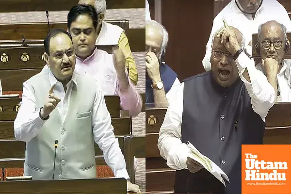 Heated Debate Turns Ugly: Union Minister Apologizes to Mallikarjun Kharge After Sharp Exchange in Rajya Sabha Heated Debate Turns Ugly: Union Minister Apologizes to Mallikarjun Kharge After Sharp Exchange in Rajya Sabha