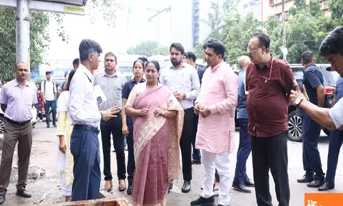 CM Rekha Gupta Conducts Surprise Inspection of ITO; Reviews Waterlogging Situation After Heavy Rainfall