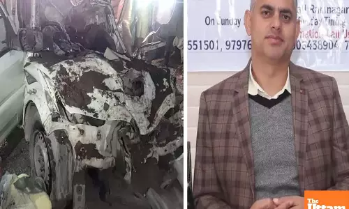 Massive Rockfall on Scorpio in Reasi, SDM Ramnagar and Son Killed