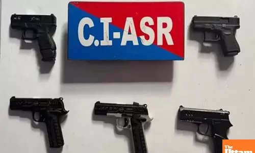 Arms Smuggling Racket Busted in Amritsar: 9 Held, 13 Pistols Seized