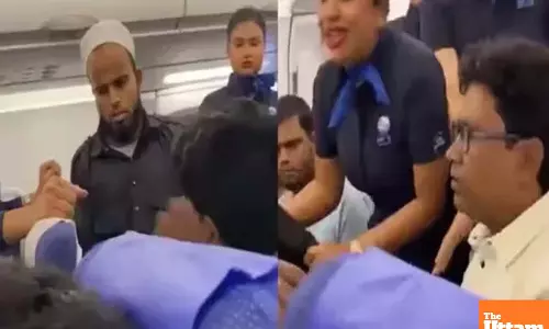 High-Flying Rage: IndiGo Passenger Slaps Co-Traveller, Video Goes Viral