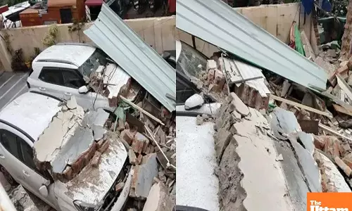 Massive Blast Rocks Fast Food Shop in Panchkula – Shutter Lands 100 Meters Away!